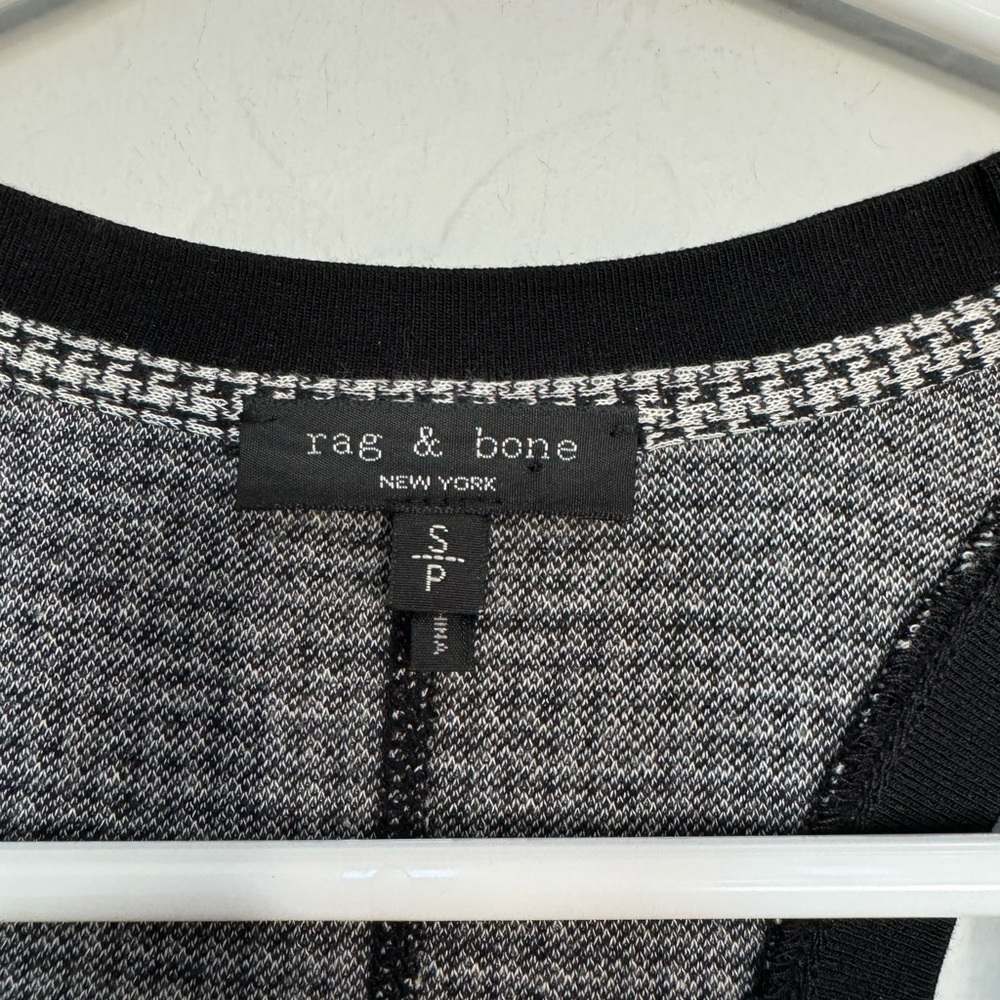 Rag & Bone Mari Button Hem Houndstooth Midi Tank … - image 7